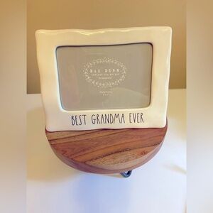 NWT Rae Dunn Picture Frame “Best Grandma Ever”